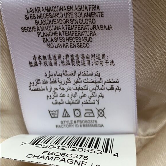 Max and Cleo gold empire waist strapless cocktail dress wedding party dress 6 - Picture 10 of 10